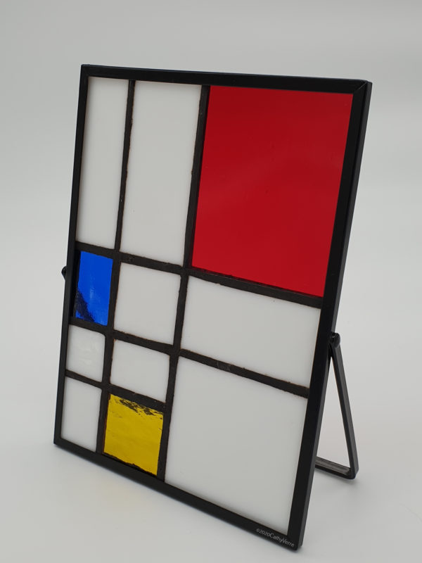 20200723 182048 600x800 - Collection Hommage à Mondrian - Composition en Rouge, bleu et jaune - Tiffany