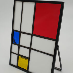 Collection Hommage à Mondrian - Composition en Rouge, bleu et jaune - Tiffany