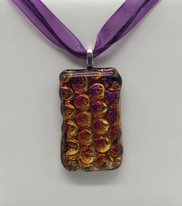 20200728 185534 600x679 - Pendentif dichroïque CBS violet/cuivre/émeraude - perle